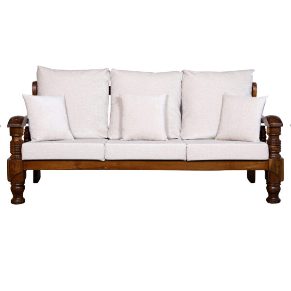 Era Sofa Set Natural Brown White