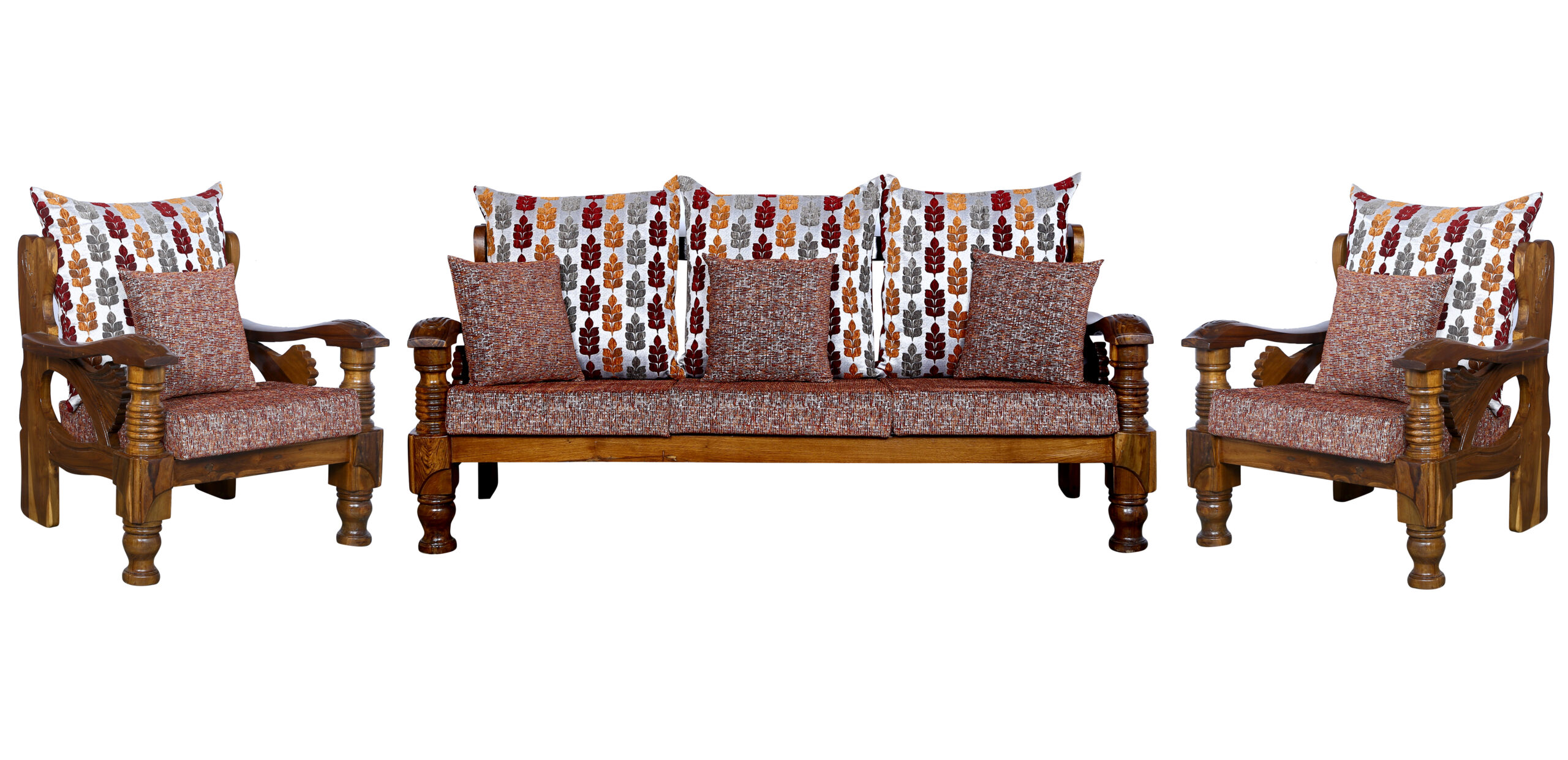 Annie Sofa Set Natural Brown
