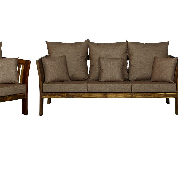 Hazel Sofa Set Natural Brown