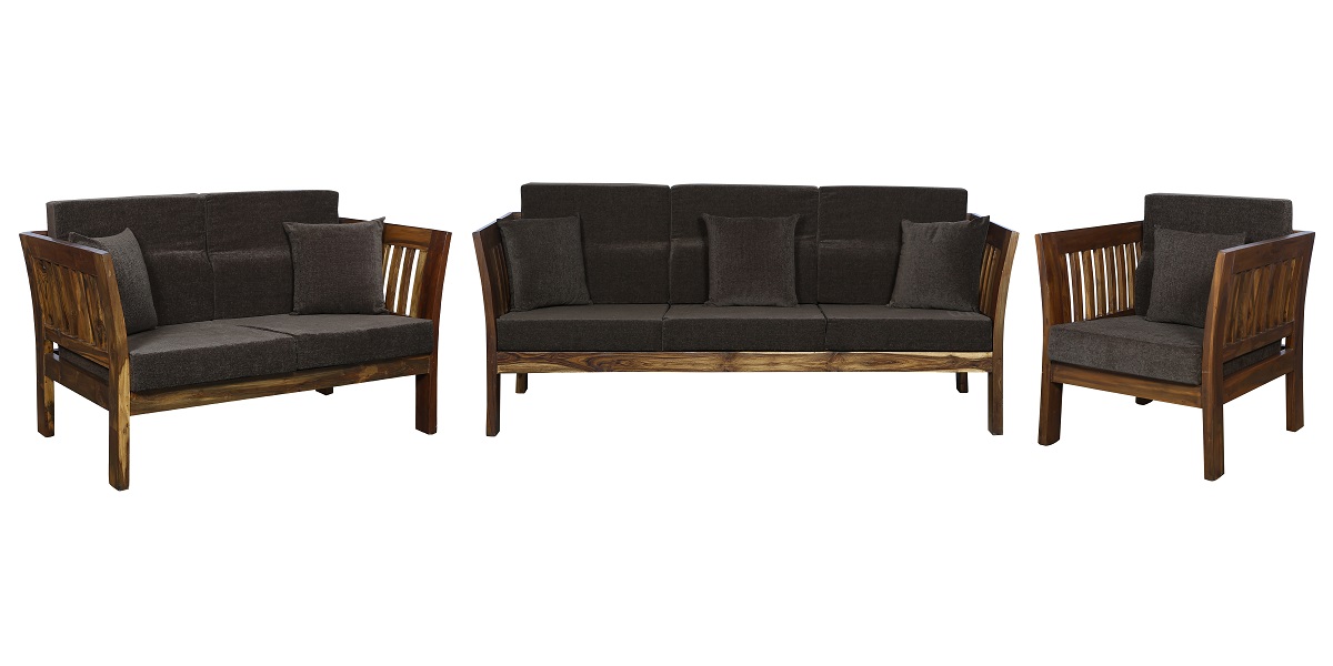 Elya Sofa Set Natural Brown