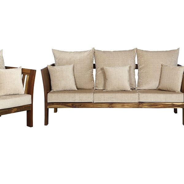 Stella Sofa Set Natural Brown