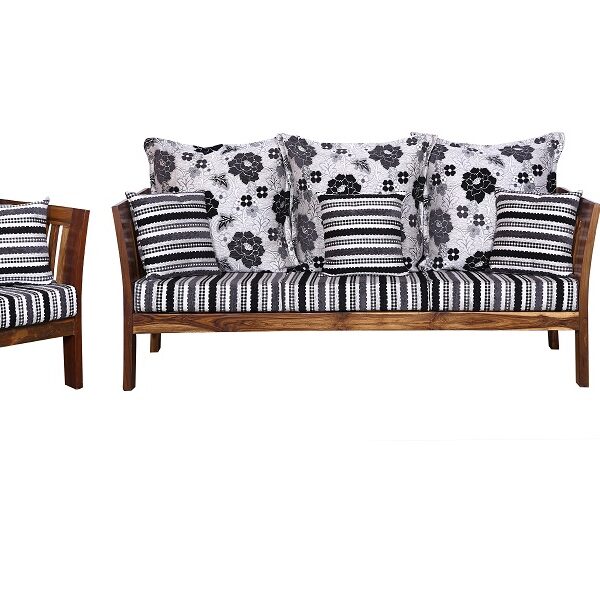 Fyodor Sofa Set Natural Brown Multi-Color