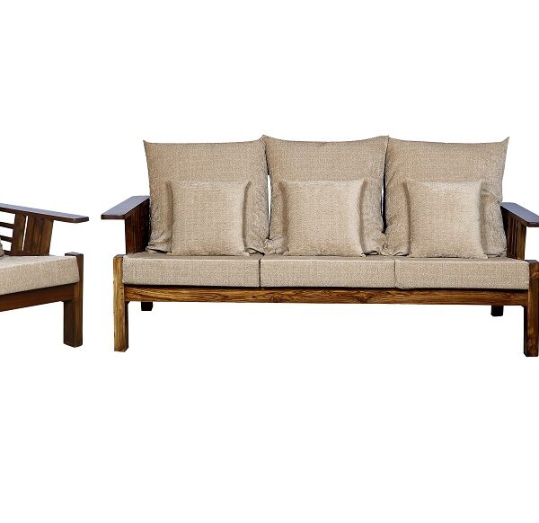 Maple Sofa Set Natural Brown