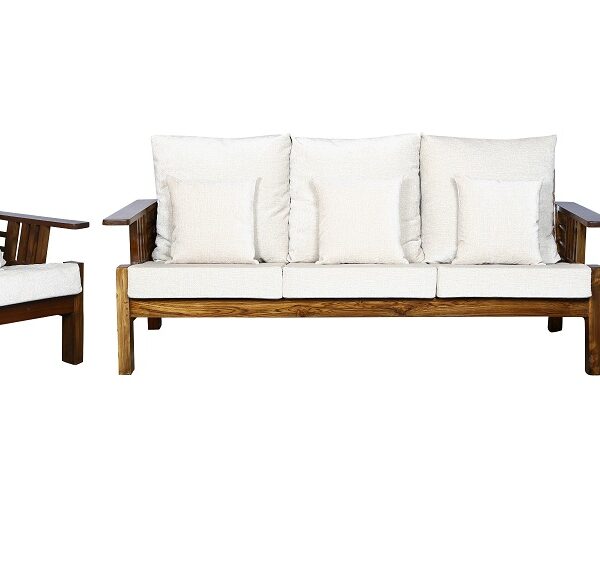 Clove Sofa Set Natural Brown