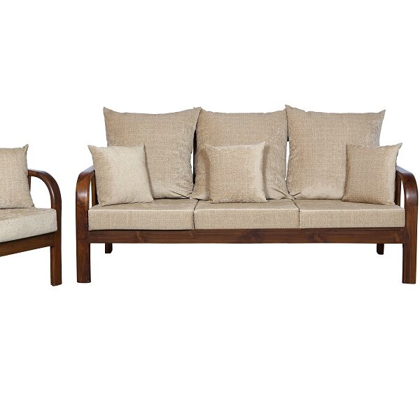Elmar Sofa Set Natural Brown