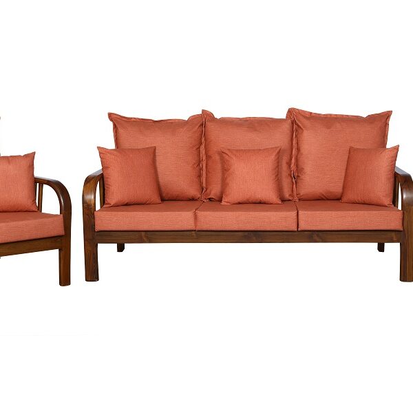 Percy Sofa Set Natural Brown