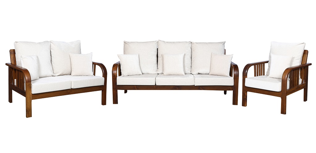 Signey Sofa Set Natural Brown