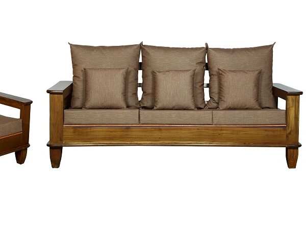 Alyssa Sofa Set Natural Brown