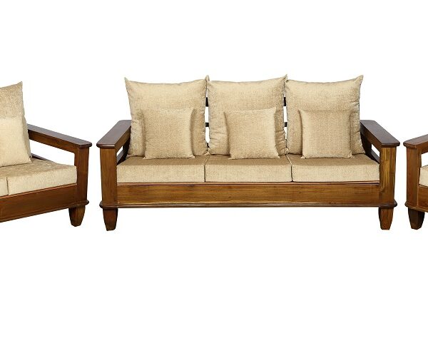 FLeur Sofa Set Natural Brown