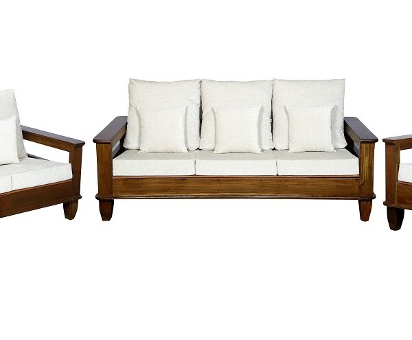 Sorrel Sofa Set Natural Brown