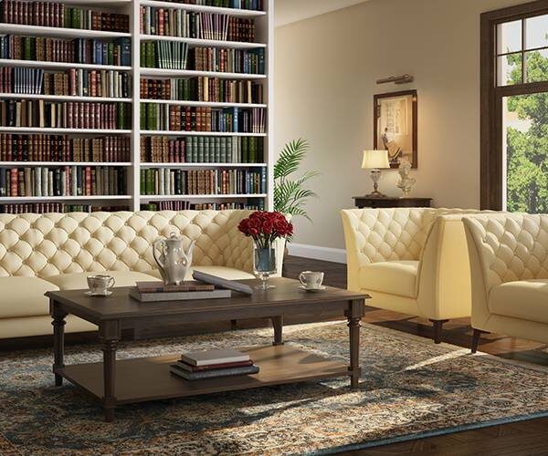 Minio Wooden Sofa Set