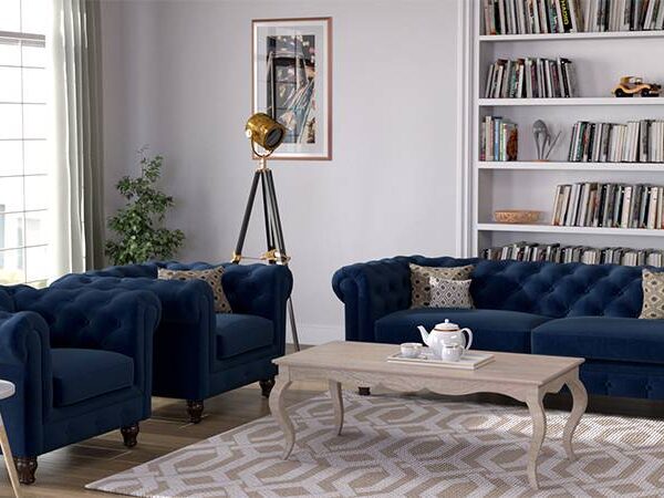 Enymo Wooden Sofa Set