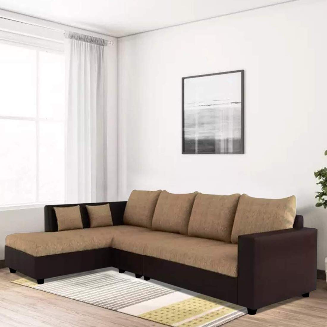 Reshino L-Shape Sofa Set