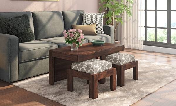Kiwana 2 Seater Wooden Coffee Table