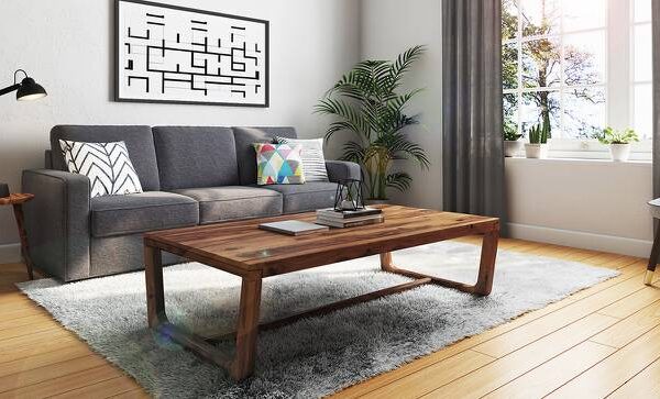 Finious Wooden Coffee Table