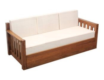 Royal Interiors Wooden Sofa Cum Bed