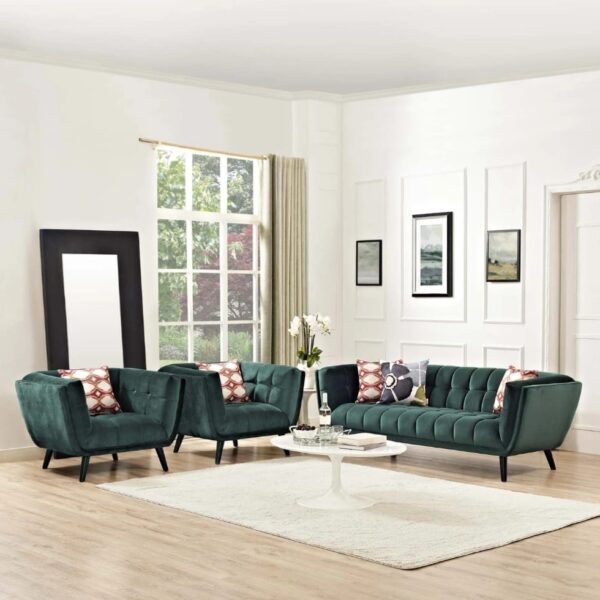 Royal Interiors Wooden Sofa Set