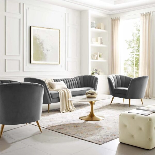 Royal Interiors Wooden Sofa Set