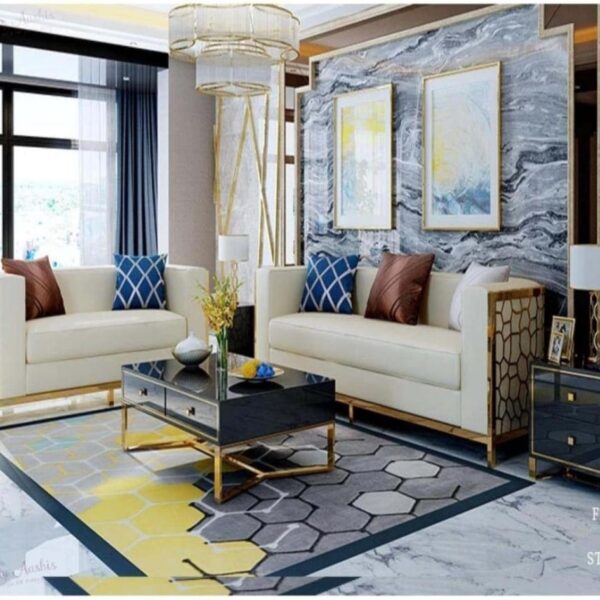 Royal Interiors Sofa Set POD Coated