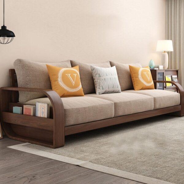 Royal Interiors Wooden Sofa Set