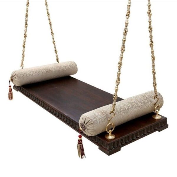Royal Interiors Wooden Swing With Chain
