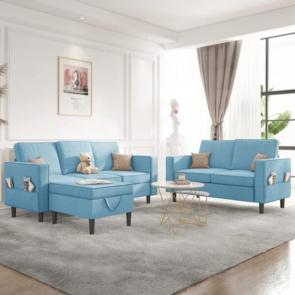 Royal Interiors Full Cushion Sofa Set