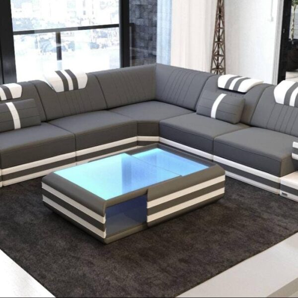 Royal Interiors L Shape Sofa Set Luxury