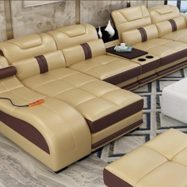 Royal Interiors L shape Luxious Sofa Set