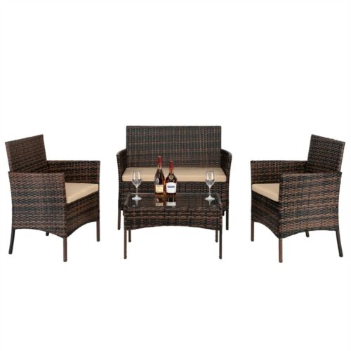 Royal Interiors Wooden Sofa Set