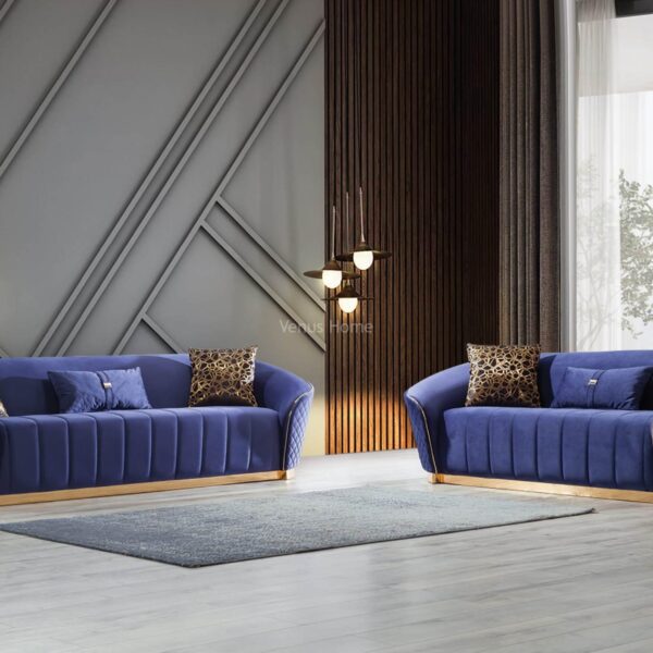Royal Interiors Sofa Set With POD Coated