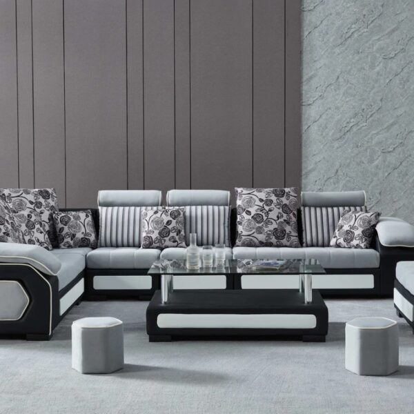 Royal Interiors Wooden Sofa Set