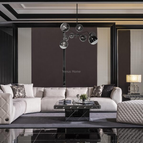 Royal Interiors Wooden Sofa Set