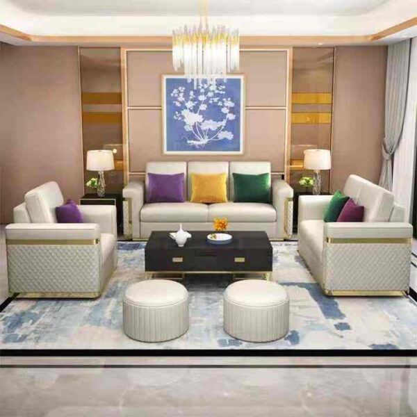 Royal interiors Wooden Sofa Set