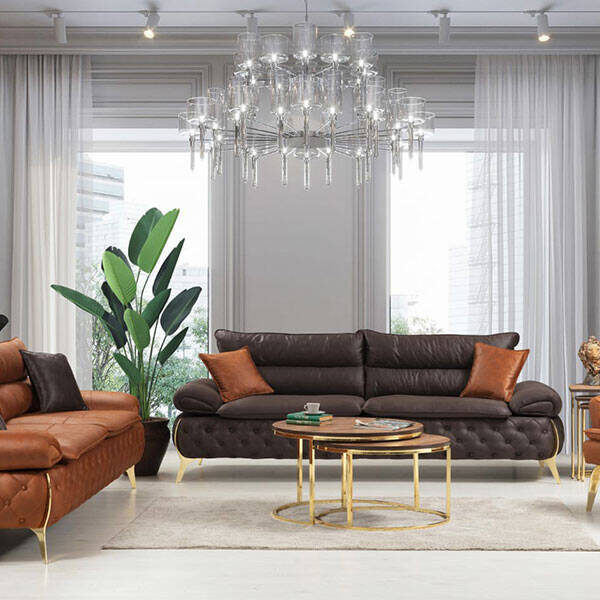 Royal Interiors Wooden Sofa Set