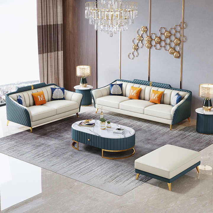 Royal Interiors Wooden Sofa Set