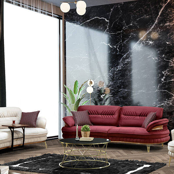 Royal Interiors Wooden Sofa Set