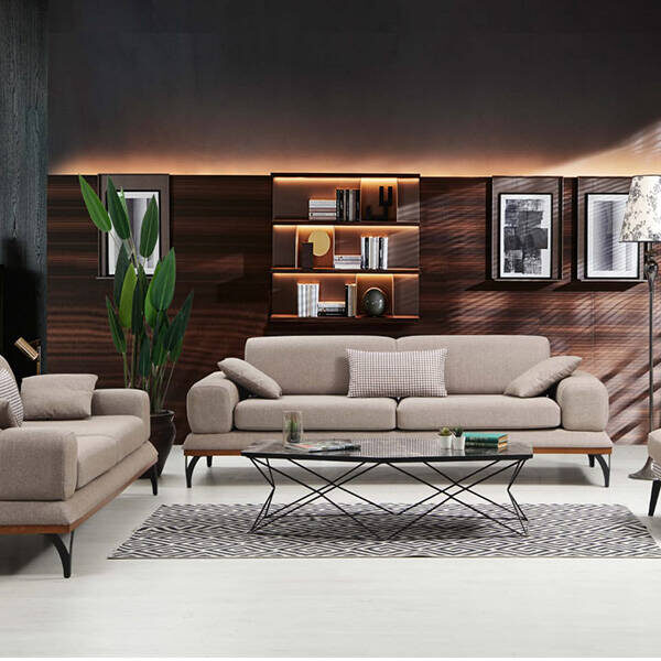 Royal Interiors Wooden Sofa Set