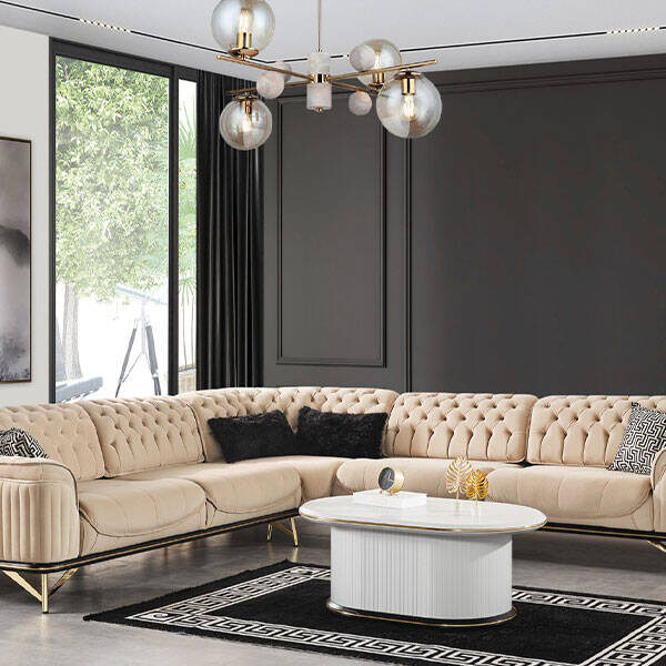 Royal Interiors L Shape Sofa