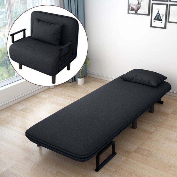 Royal Interiors Folding Sofa Bed Grey