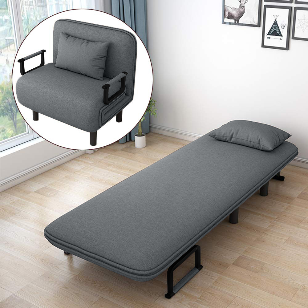 Royal Interiors Folding Sofa Bed Grey Royal Interiors